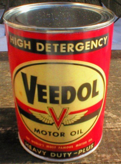 VEEDOL MOTOR OIL 32 FL. OZ. METAL CAN