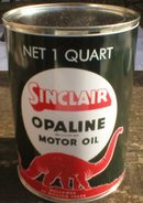 NEW SINCLAIR OPALINE MOTOR OIL 32 FL. OZ. METAL CAN