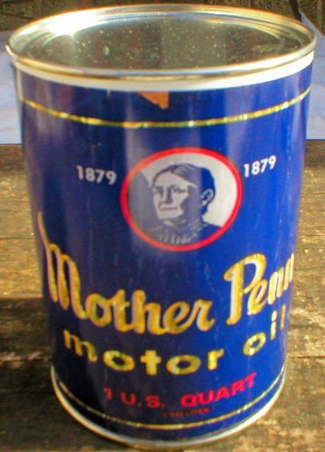 NEW MOTHER PENN MOTOR OIL 32 FL. OZ. METAL CAN