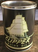 NEW CLIPPER MOTOR OIL 32 FL. OZ. METAL CAN