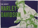 MIGHTY HARLEY DAVIDSON TIN METAL SIGN