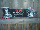 BETTY BOOP ARROW TIN SIGN METAL ADV SIGNS B