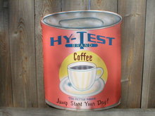 HY-TEST COFFEE TIN METAL SIGN