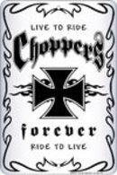 CHOPPERS FOREVER ALUMINUM SIGN METAL ADV SIGNS C