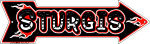 STURGIS ARROW RETRO TIN SIGN METAL ADV AD SIGNS S