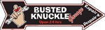 BUSTED KNUCKLE RETRO TIN SIGN METAL ADV AD SIGNS B