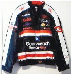 NEW DALE EARNHARDT LEATHER JACKET COAT SIZE LARGE NWT