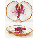 PORCELAIN LOBSTER NAUTICAL DISH