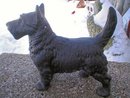 SCOTTY CAST IRON BLACK DOG DOORSTOP