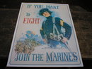 MARINES POSTER PRINT SIGN RETRO ADV AD SIGNS M