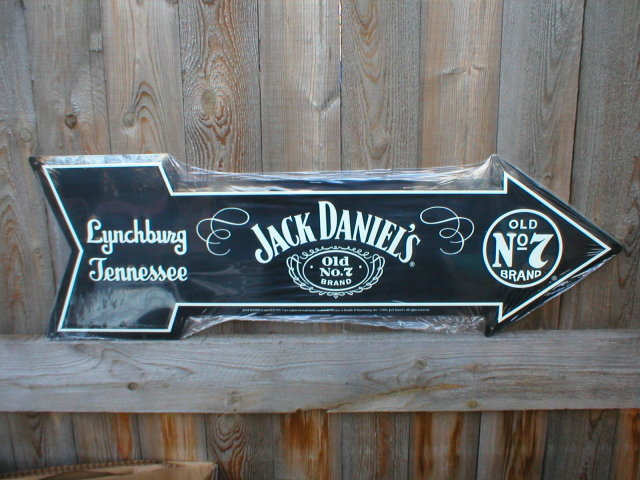 JACK DANIELS ARROW METAL SIGN