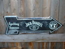 JACK DANIELS ARROW METAL SIGN