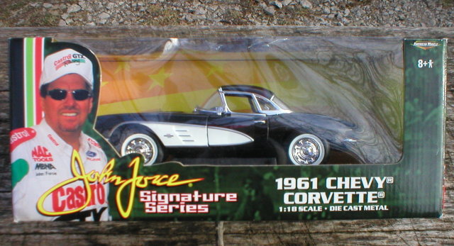 JOHN FORCE 1961 CORVETTE 1:18 DIECAST CAR