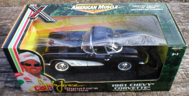 JOHN FORCE 1961 CORVETTE 1:18 DIECAST CAR
