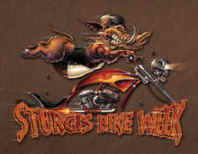 STURGIS MODERN BOAR TIN SIGN METAL ADV AD SIGNS S