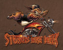 STURGIS MODERN BOAR TIN SIGN METAL ADV AD SIGNS S