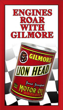GILMORE MOTOR OIL TIN METAL SIGN