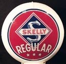 SKELLY REGULAR GAS PUMP GLOBE SIGN