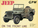 JEEP GPW TIN SIGN ADV FORD WILLYS US VEHICLE SIGNS W