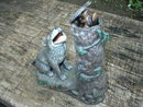 WOLF & SQUIRREL MECHANICAL BANK HUBLEY