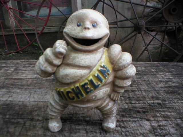 MICHELIN MAN STATUE CAST IRON