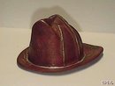 CAST IRON RED FIREMAN'S HAT DECORATIVE IRONWARE F
