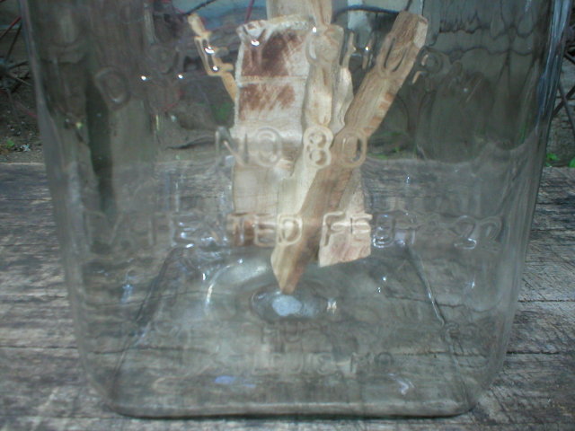 LARGE GLASS BUTTER CHURN DECORATIVE HOME DECOR D