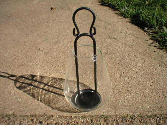 VINTAGE LOOK CANDLE LANTERN HOME DECK DECOR L