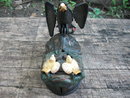 CAST IRON EAGLE MECHANICAL BANK IRONWARE DECOR E