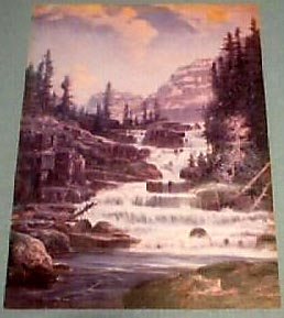 THE WATERFALL - FOX PRINT AD PIC COLLECTOR PRINTS NR P