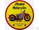 Indian Motorcycle Round Vinyl Decal