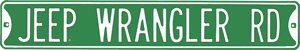 JEEP WRANGLER RD STREET SIGN