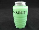 JADE JADITE JADEITE RIBBED GARLIC SPICE SHAKER S