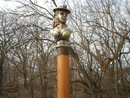 BRONZE FINISH LADY HANDLE CANE WALKING STICK R