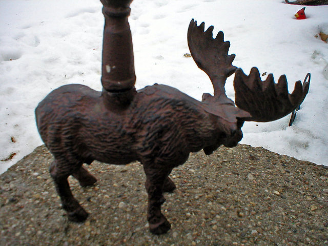 MOOSE DOOR PORTER CAST IRON