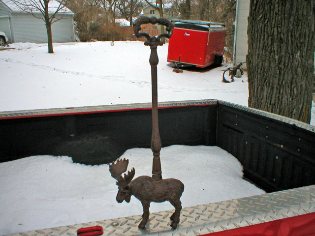MOOSE DOOR PORTER CAST IRON