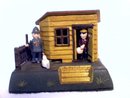 UNCLE REMUS MECHANICAL BANK IRONWARE DECOR R