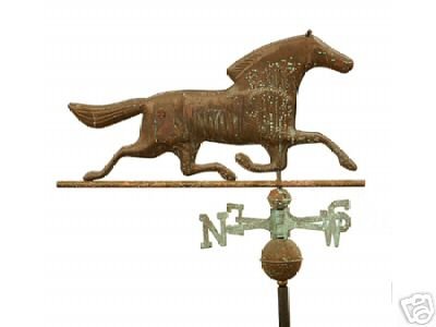 HORSE COPPER WEATHERVANE BRASS DIRECTIONALS