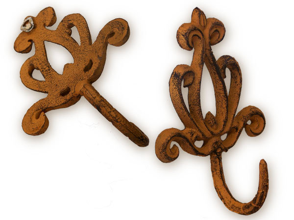FRENCH STYLE RUSTIC WALL HOOK IRONWARE DECOR I