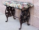 CAST IRON ANGEL BENCH HOME GARDEN DECOR B