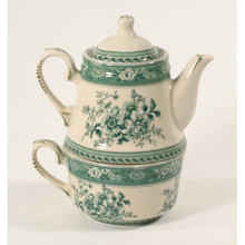 GREEN TEA FOR ONE SET UNIQUE VICTORIAN DECOR