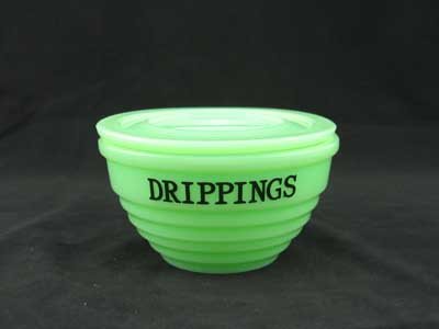 JADE JADITE JADEITE DRIPPINGS BOWL