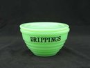 JADE JADITE JADEITE DRIPPINGS BOWL