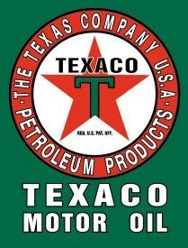 TEXACO MOTOR OIL METAL SIGN