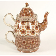 PORCELAIN TEA FOR ONE SET UNIQUE KITCHEN DECOR