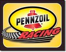 PENNZOIL RACING TIN SIGN