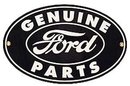 OVAL GENUINE FORD PARTS SIGN RETRO ADV SIGNS