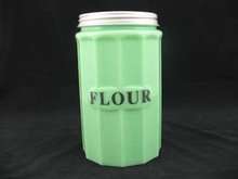 JADE JADITE JADEITE FLOUR CANISTER