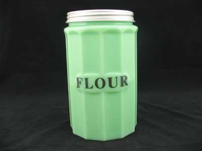 JADE JADITE JADEITE FLOUR CANISTER