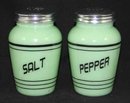 JADE JADITE JADEITE SALT PEPPER SHAKERS J